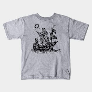 Old Sailing Ship Kids T-Shirt